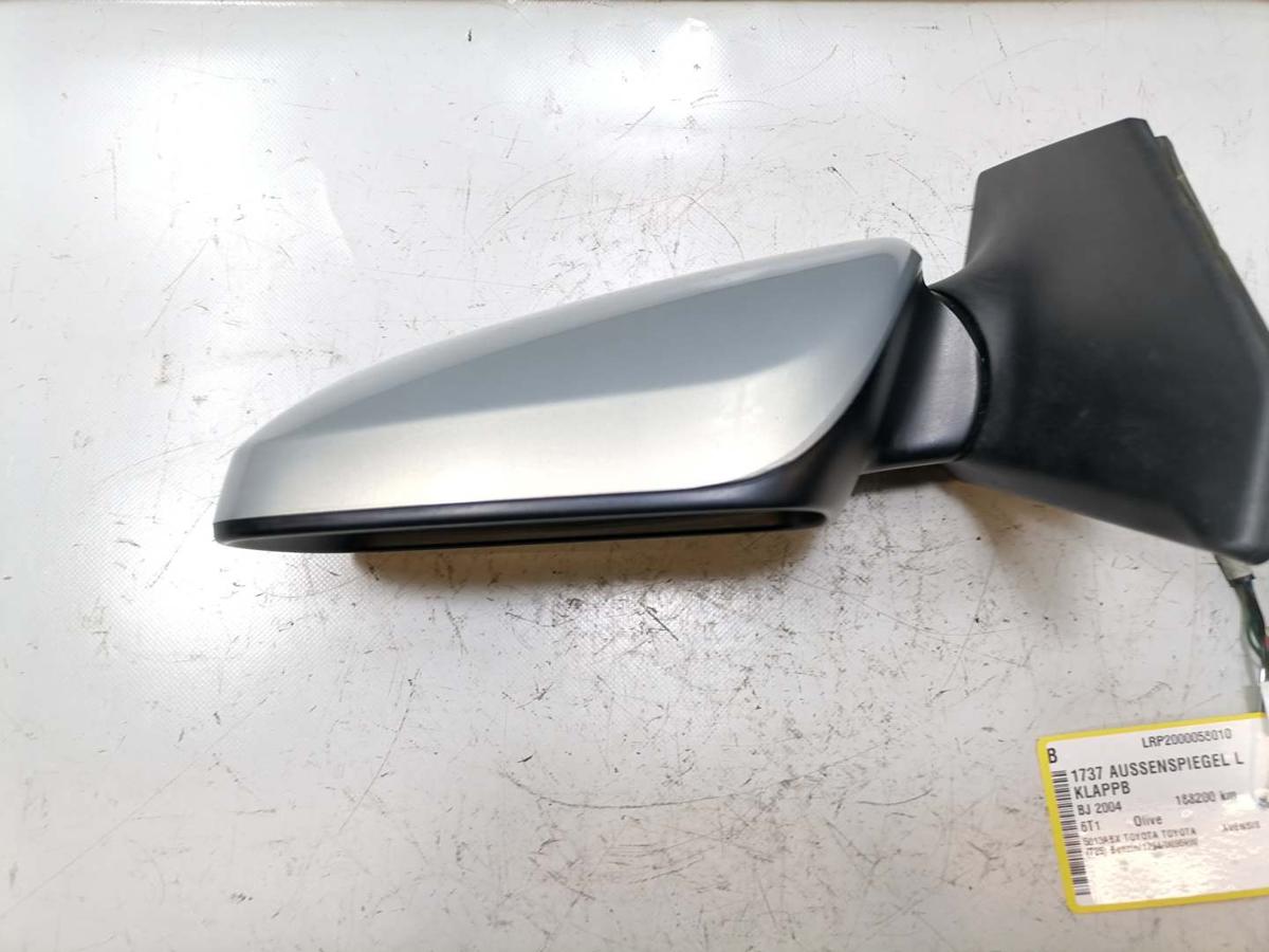 Toyota Avensis T25 original Außenspiegel links elektrisch anklappbar 6T1 Olive Bj.2004